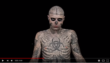 Тату-модель Zombie Boy найден мертвым в своих апартаментах