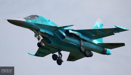 Уничтожение бомбардировщиком Су-34 «врага» сверхзвуковой ракетой показали на видео