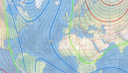 Зафиксировано смещение магнитного полюса Земли к России