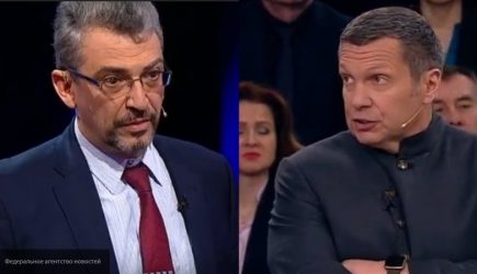 Соловьев провел ликбез приписавшему США обе победы над Германией американцу