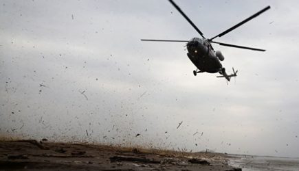 Названы возможные причины крушения вертолета на Украине