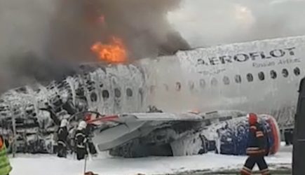 Пассажир горевшего в Шереметьево самолета сообщил, когда начался пожар