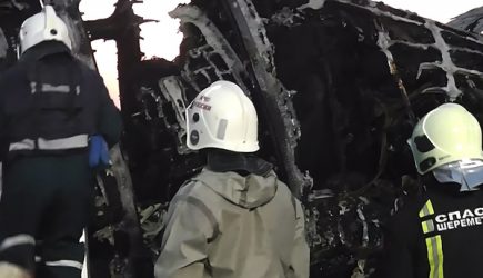 Из сгоревшего SSJ-100 извлекли тела 41 погибшего