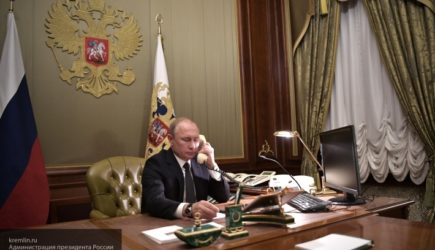 Путин провел телефонные переговоры с президентом Ирана