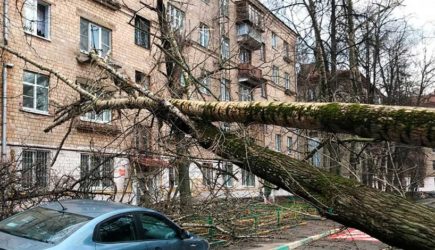 На Москву обрушился страшный ураган