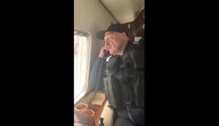 Лукашенко с вертолета сравнил протестующих с крысами