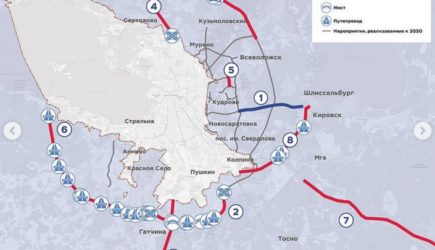 Власти Ленобласти задумали строительство второй кольцевой магистрали
