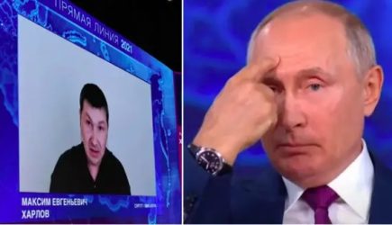 &laquo;Отдал страну&raquo;: Путин высказался о&nbsp;Зеленском в&nbsp;ходе прямой линии 2021