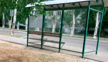 На остановке в Энергодаре обнаружили взрывное устройство