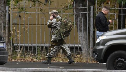 Описана обстановка у военкомата в Москве