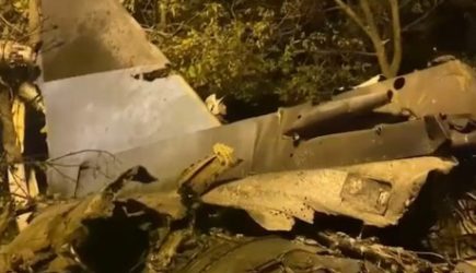 Груда металлолома: Опубликовано видео с обломками Су-34 в Ейске