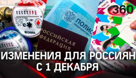 Россиянам рассказали об изменениях с 1 декабря