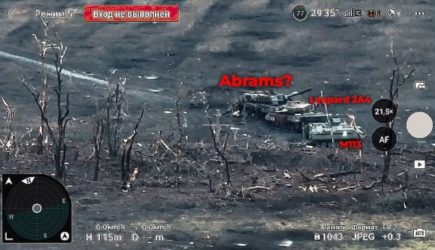 В зоне СВО подбит танк, напоминающий «Абрамс» — вести с передовой