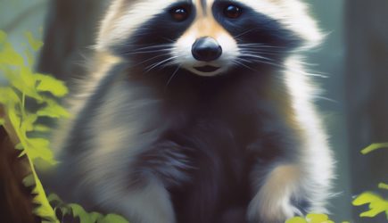 Хитрый енот и белки