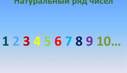 Что такое натуральное число?