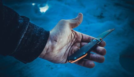 В российском регионе мужчина с ножом напал на полицейских