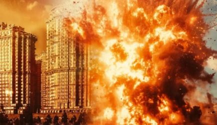 Чебоксары в огне. Кадры &mdash; ужас. БПЛА прямо в многоэтажку: Откуда их запускали. Версия генерала Попова поражает