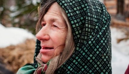 Агафья Лыкова пережила сильную бурю перед Рождеством